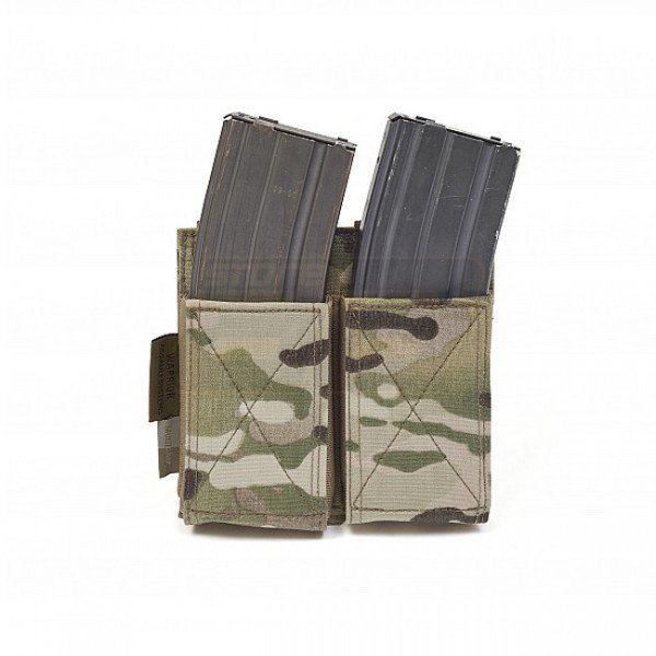 Warrior Double Elastic Magazine Pouch - Multicam