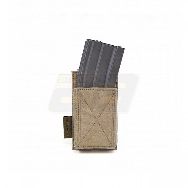 Warrior Single Elastic Magazine Pouch - Coyote