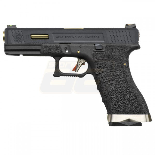 WE G17 T1 Gas Blow Back Pistol - Black