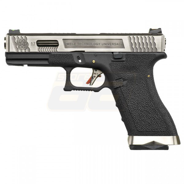 WE G17 T7 Gas Blow Back Pistol - Black