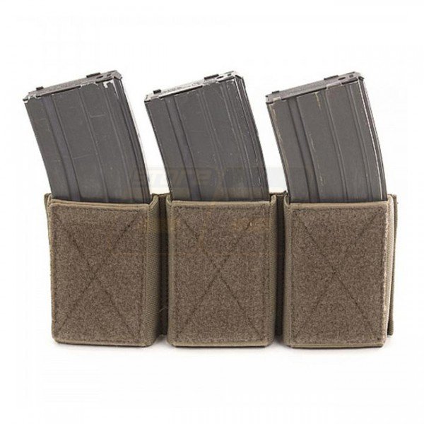 Warrior Covert Plate Carrier Velcro Magazine Pouch - Coyote