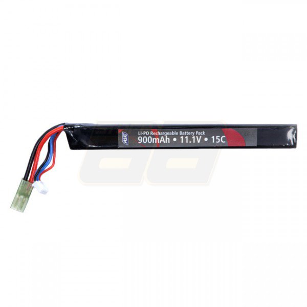 ASG 11.1V 900mAh Li-Po 15C Battery - Stick Type