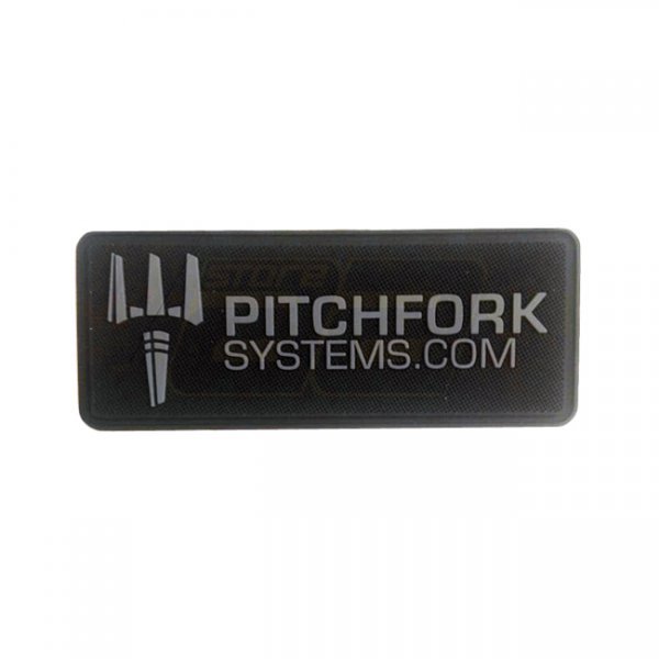 Pitchfork The Brand Patch - Pitch Black