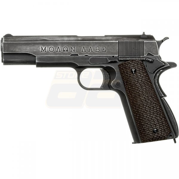 Armorer Works NE2002 1911 BG Gas Blow Back Pistol - Patina