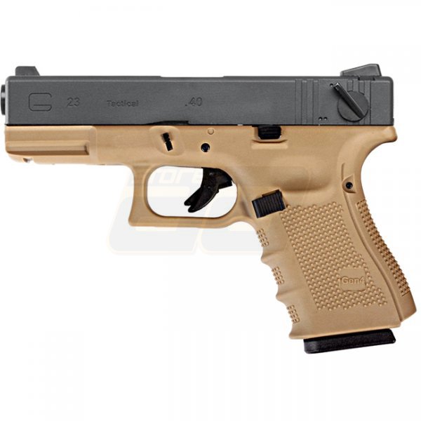 WE G23 Gen.4 Gas Blow Back Pistol - Tan