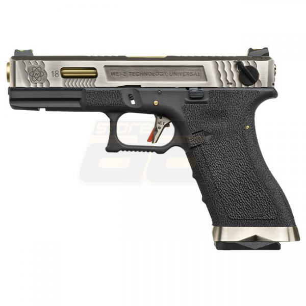 WE G18C T3 Gas Blow Back Pistol - Black