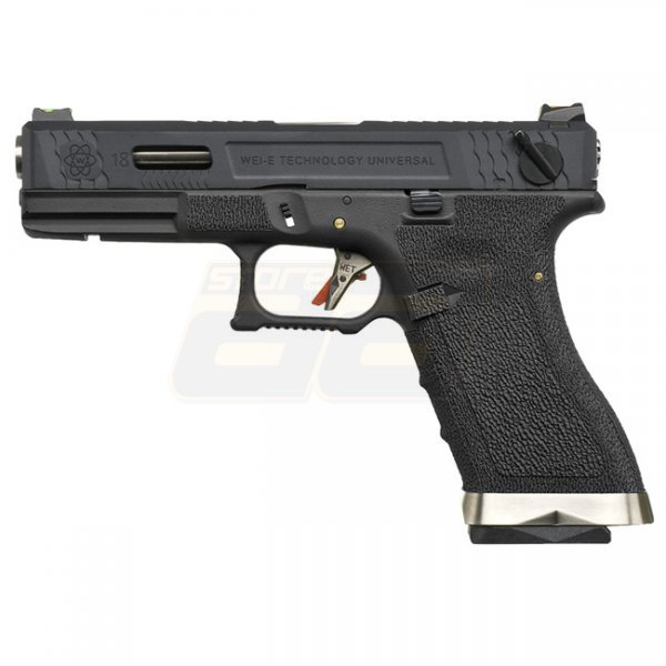 WE G18C T5 Gas Blow Back Pistol - Black