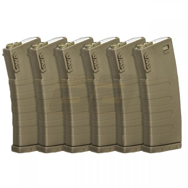 KWA M4 120BBs Polymer Magazine Set - Dark Earth