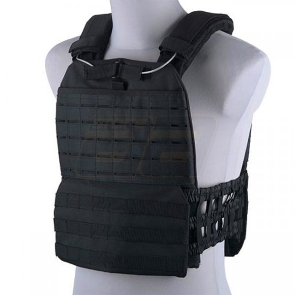 Releasable Laser Cut Plate Carrier - Black