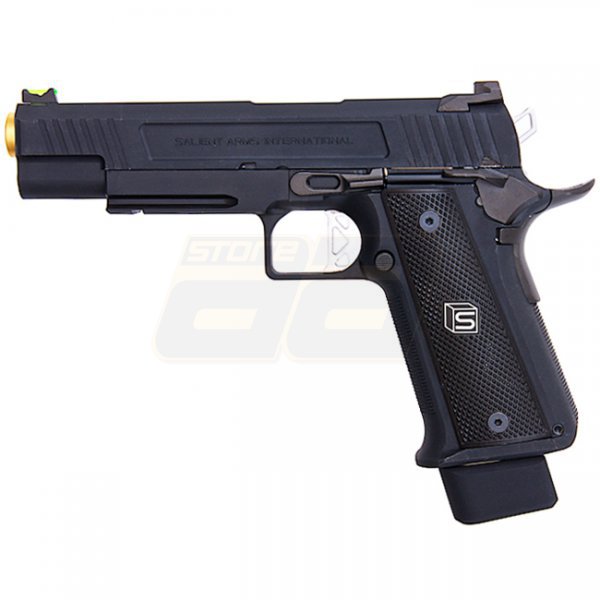 EMG SAI 5.1 Gas Blow Back Pistol - Black Steel