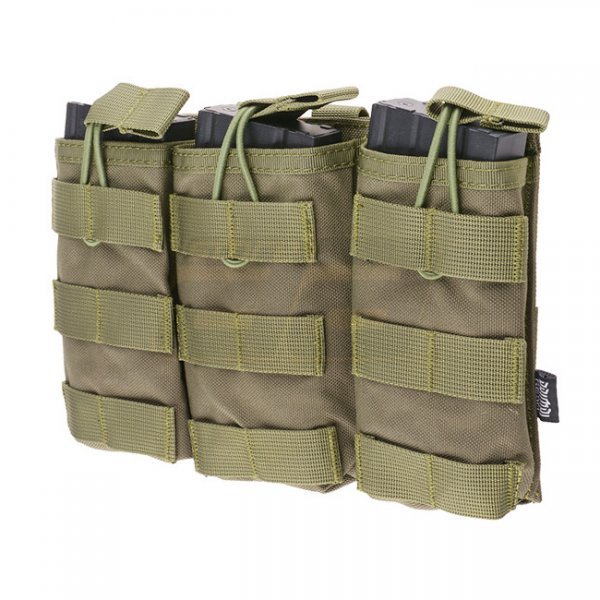 Triple Open AK/M4/G36 Magazine Pouch - Olive