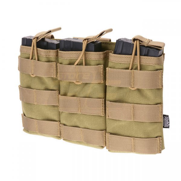 Triple Open AK/M4/G36 Magazine Pouch - Tan