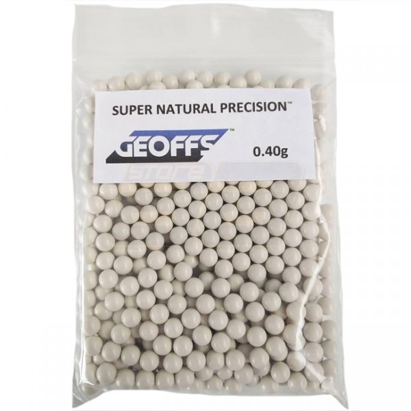 GEOFFS Super Natural Precision Bio BB 0.40g 1000rds - White