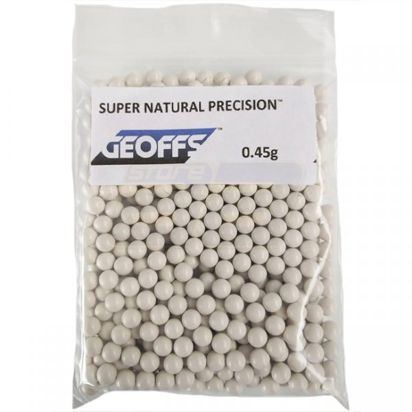 GEOFFS Super Natural Precision Bio BB 0.45g 1000rds - White