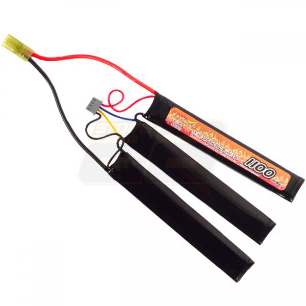 VB Power 11.1V 1100mAh 20C Li-Po Battery Triple - Small Tamiya