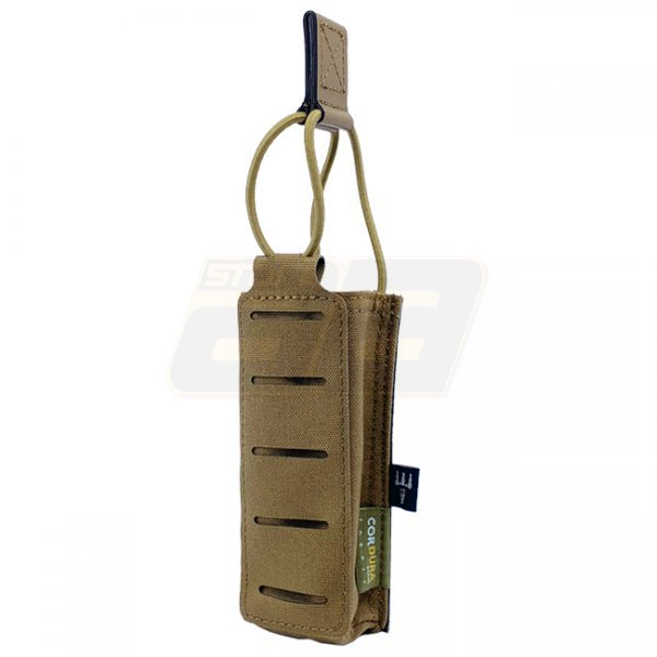 Pitchfork Open Single SMG Magazine Pouch - Coyote