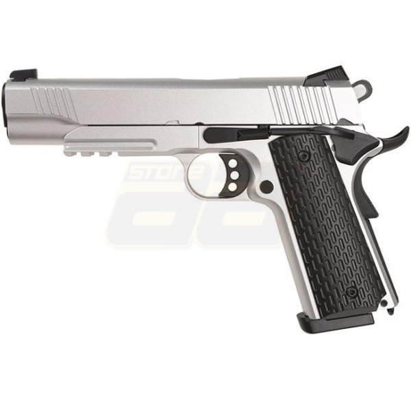 Army R28 Gas Blow Back Pistol - Silver