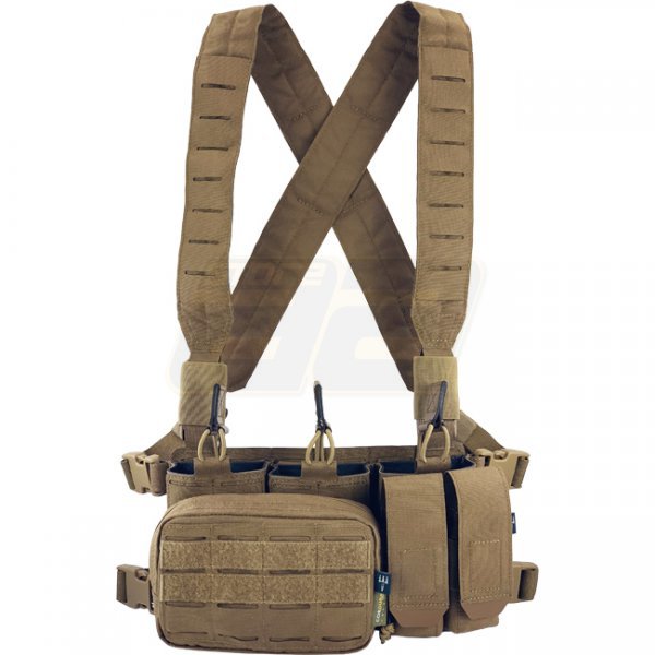 Pitchfork MicroMod Rifle Chest Rig Complete Set - Coyote