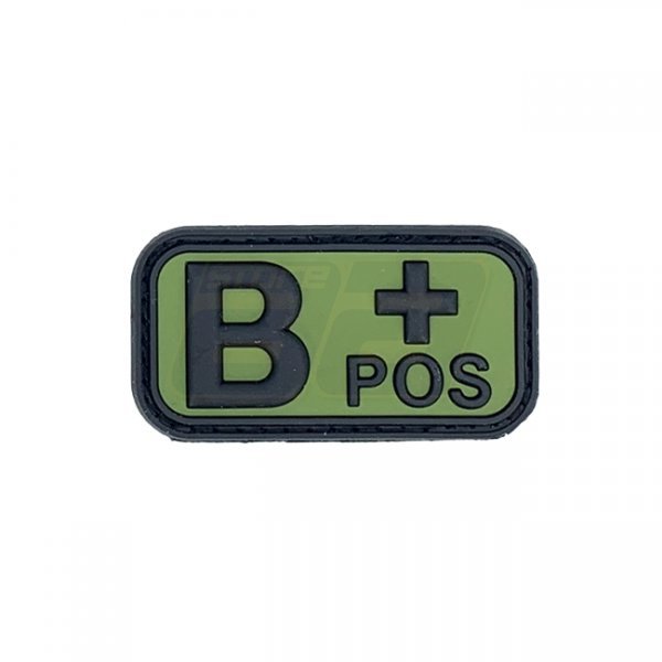 Pitchfork Blood Type B POS Patch - Green