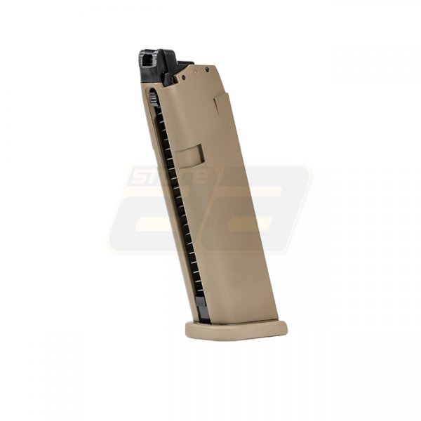 VFC Glock 19X 22rds Gas Blow Back Pistol Magazine - Dark Earth