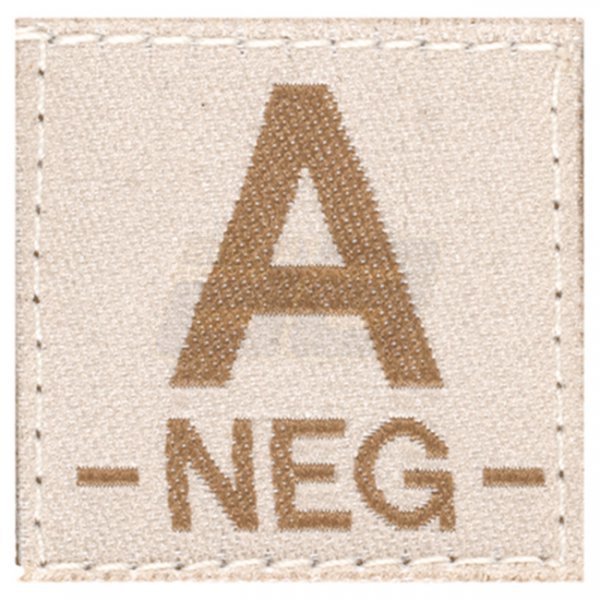 Clawgear A Neg Bloodgroup Patch - Desert