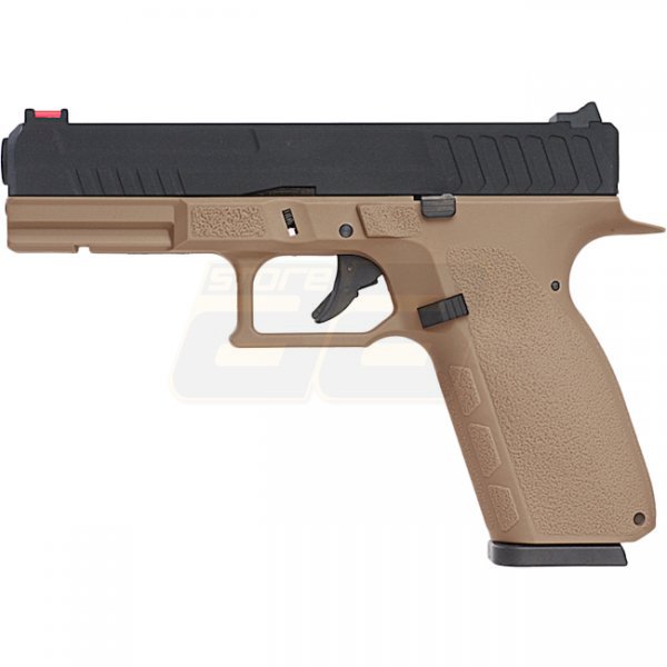 KJ Works KP-13 Gas Blow Back Pistol - Dark Earth