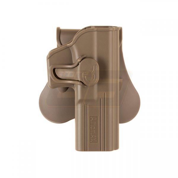 Amomax KWA G17 / KWA ATP / APS ACP Paddle Holster RH - Dark Earth