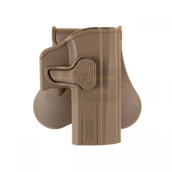 Amomax KJW CZ P-07 / CZ P-09 Paddle Holster RH - Dark Earth