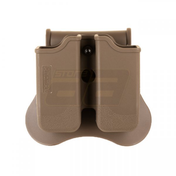 Amomax P226 / M9 / CZ P-09 Double Magazine Pouch - Dark Earth