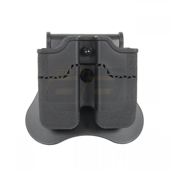 Amomax Px4 / P30 / USP / USP Compact Double Magazine Pouch - Black