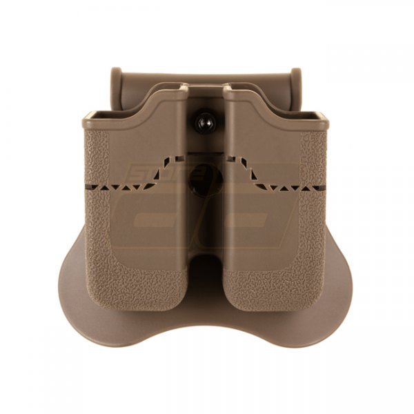 Amomax Px4 / P30 / USP / USP Compact Double Magazine Pouch - Dark Earth