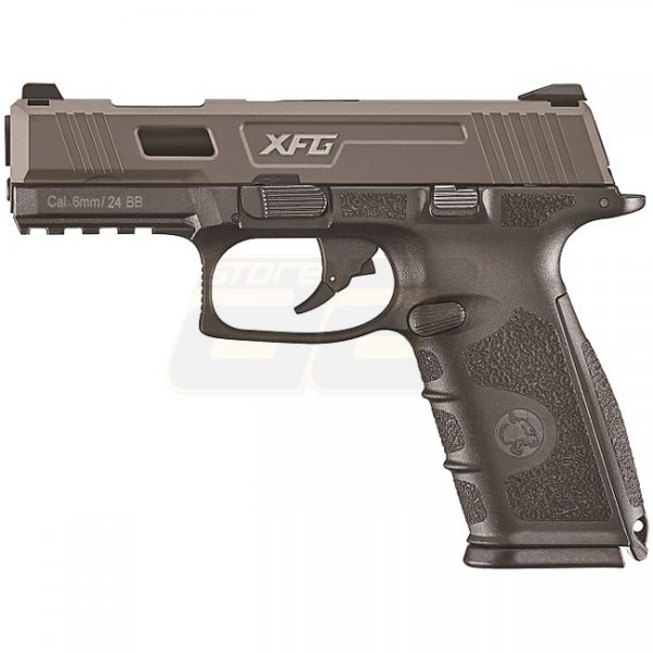 ICS XFG Gas Blow Back Pistol - Tan Black