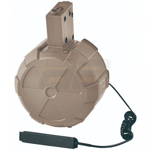 ICS M4 1800rds Drum Magazine - Tan