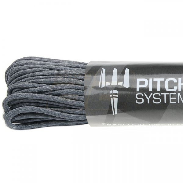 Pitchfork Paracord Type III 550 30m - Grey