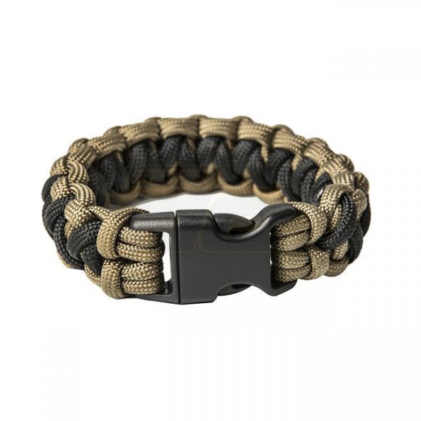 Pitchfork Paracord Bracelet Buckle - Coyote / Black M