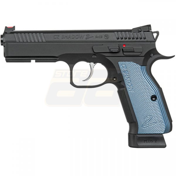 KJ Works CZ Shadow 2 Gas Blow Back Pistol - Blue