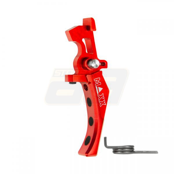 Maxx CNC Aluminum Advanced Speed Trigger Style D - Red