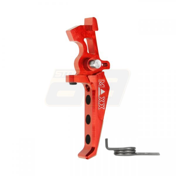 Maxx CNC Aluminum Advanced Speed Trigger Style E - Red