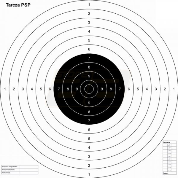 Range Solutions TS-2 PSP Practice Target 50pcs