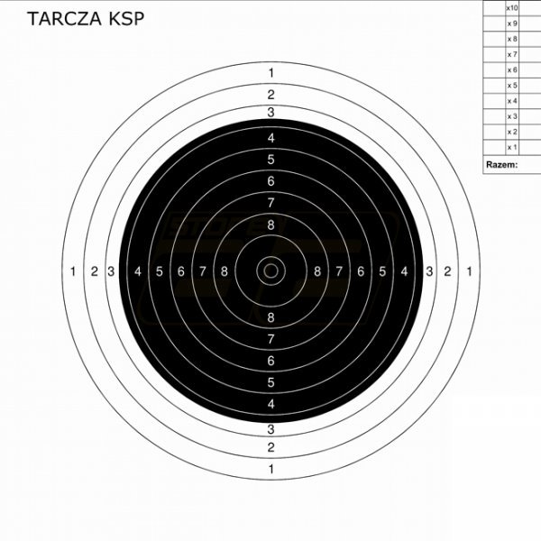 Range Solutions KSP Sports Carbine 50m Target 100pcs
