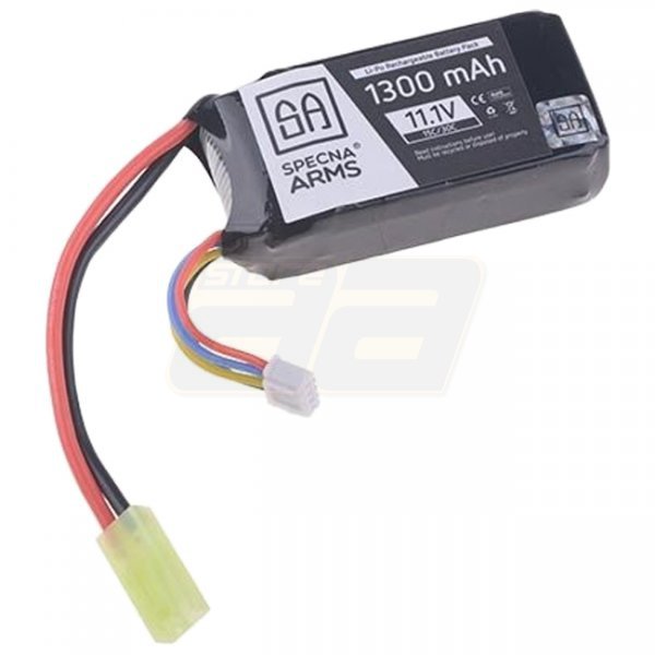 Specna Arms 11.1V 1300mAh 15/30C Li-Po Battery Brick - Small Tamiya