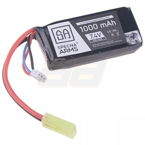 Specna Arms 7.4V 1000mAh 30/60C Li-Po Battery PEQ - Small Tamiya