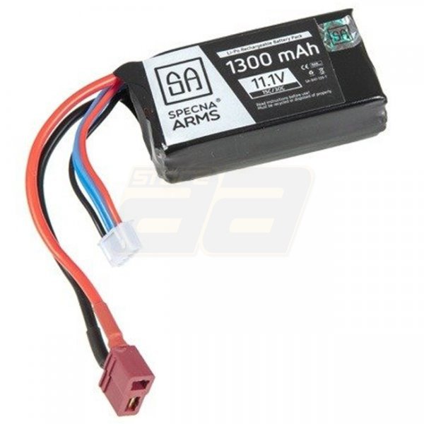 Specna Arms 11.1V 1300mAh 15/30C Li-Po Battery Brick - Large T-Type