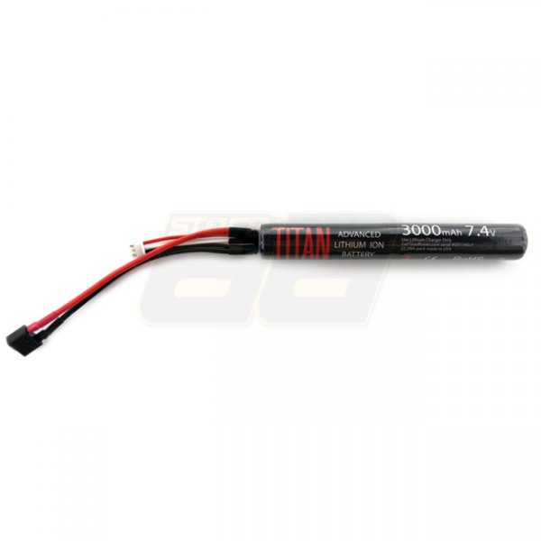 Titan 7.4V 3000mAh 16C Li-Ion Battery Stick - Large T-Type