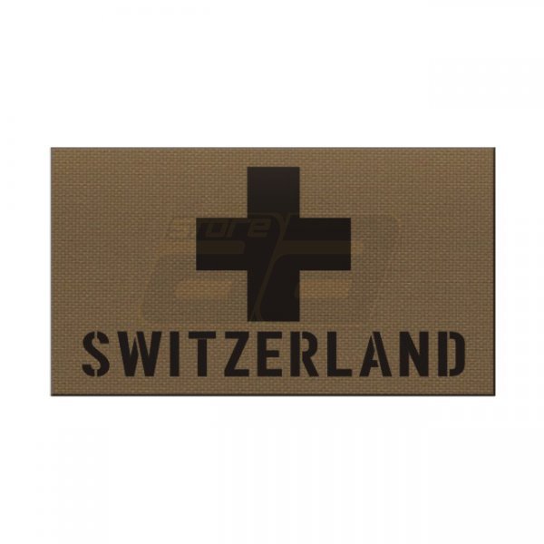 Pitchfork Switzerland IR Print Patch - Coyote