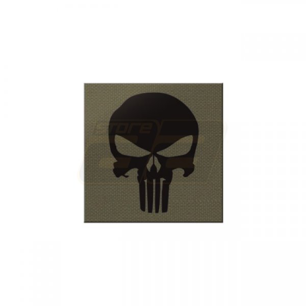 Pitchfork Punisher IR Square Print Patch - Ranger Green