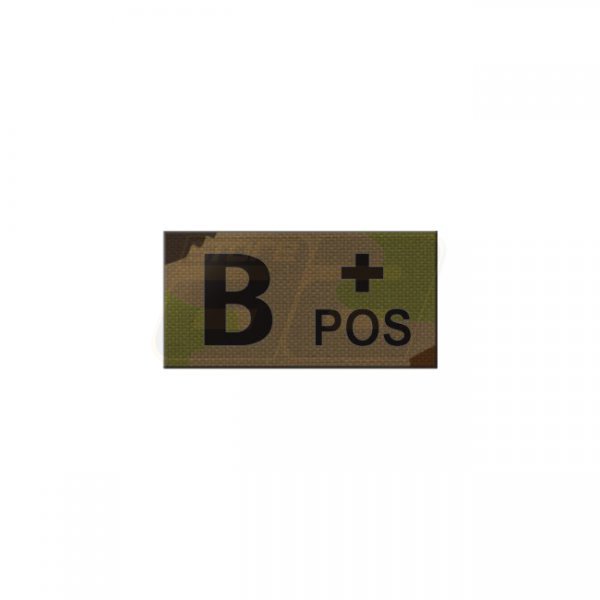 Pitchfork B POS Blood Type IR Patch - SwissCamo