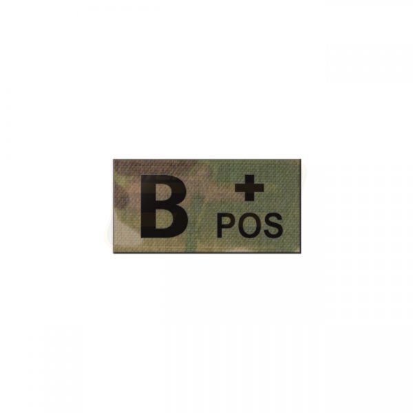 Pitchfork B POS Blood Type IR Patch - Multicam