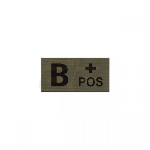 Pitchfork B POS Blood Type IR Patch - Ranger Green