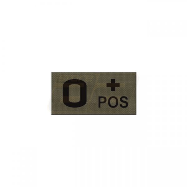 Pitchfork O POS Blood Type IR Patch - Ranger Green